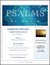 Lord on the Day SAB choral sheet music cover